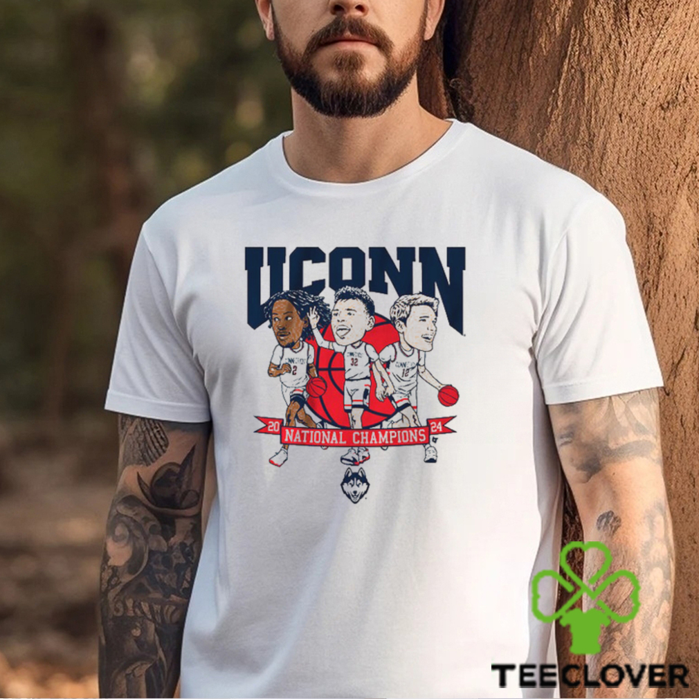 Uconn men’s basketball 2024 national champions caricatures shirt Uconn men’s basketball 2024 national champions caricatures shirt