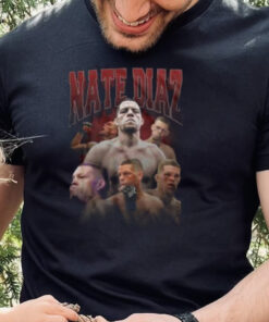 Ufc Nate Diaz Fighter Tim Shirt 0s Retro Nate Diaz Shirt
