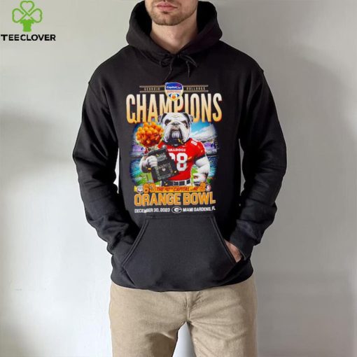 Uga mascot Georgia Bulldogs Champions 63 Orange Bowl hoodie, sweater, longsleeve, shirt v-neck, t-shirt