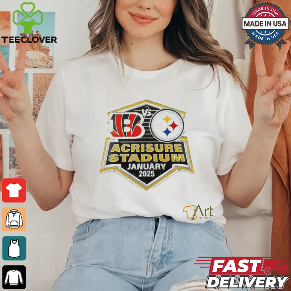 Pittsburgh Steelers Vs Cincinnati Bengals Gameday Acrisure Stadium January 2025 Shirt Pittsburgh Steelers Vs Cincinnati Bengals Gameday Acrisure Stadium January 2025 Shirt