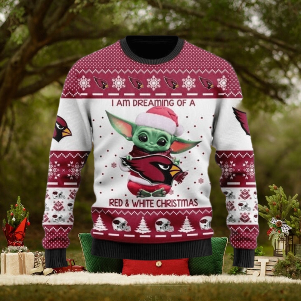 Ugly Baby Yoda Arizona Cardinals For Christmas Ugly Sweater Arizona 3D Baseball Lovers Merry Gift Ugly Baby Yoda Arizona Cardinals For Christmas Ugly Sweater Arizona 3D Baseball Lovers Merry Gift