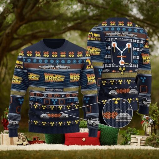 Ugly Back To The Future Ugly Christmas Sweatshirt Back To The Future Xmas Sweater Trending Christmas Sweater