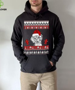 Ugly Beagle Santa Hat Funny Merry Christmas 2023 T Shirt