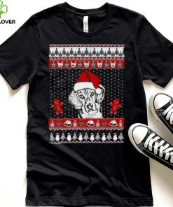 Ugly Beagle Santa Hat Funny Merry Christmas 2023 T Shirt