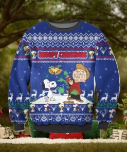 Ugly Charlie Brown & Snoopy Christmas AOP Sweater