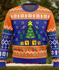 Ugly Christmas Sweater   Bros Christmas Mario