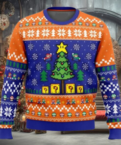 Ugly Christmas Sweater   Bros Christmas Mario