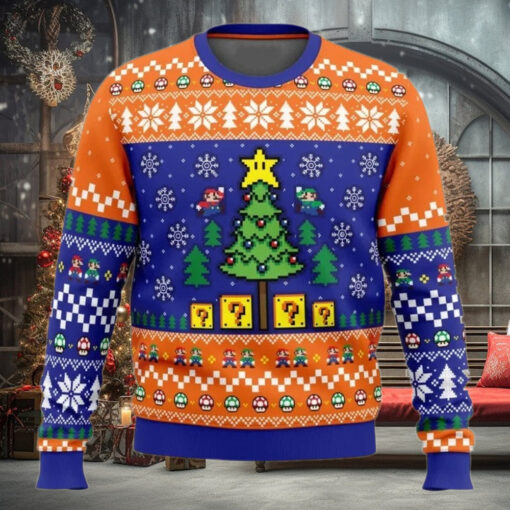 Ugly Christmas Sweater   Bros Christmas Mario