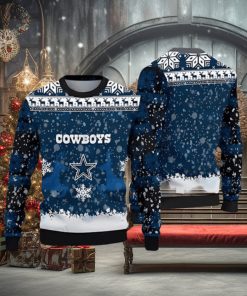 Ugly Christmas Sweater Cowboys Funny Dallas Cowboys Gifts