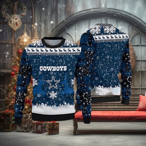 Ugly Christmas Sweater Cowboys Funny Dallas Cowboys Gifts