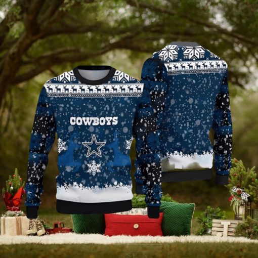 Ugly Christmas Sweater Cowboys Funny Dallas Cowboys Gifts