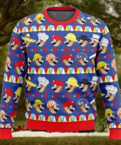 Ugly Christmas Sweater   Do The Odyssey Mario Bros.