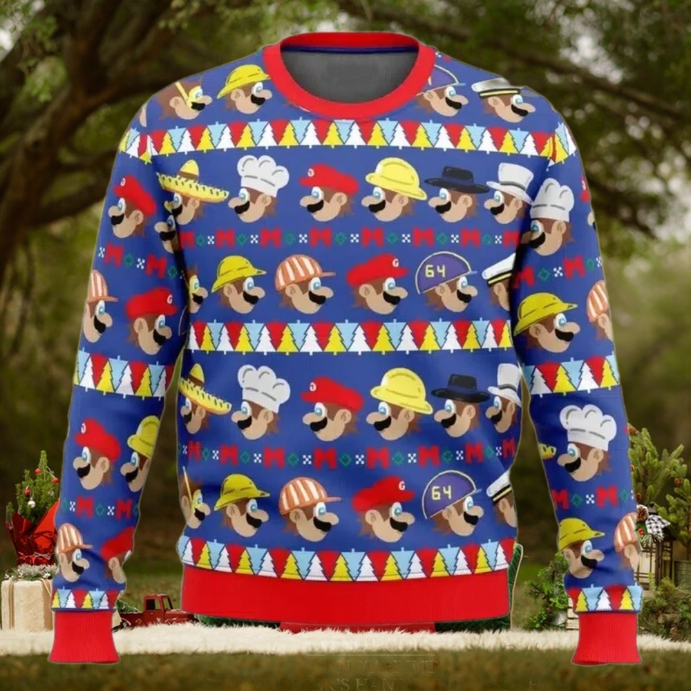 Ugly Christmas Sweater Do The Odyssey Mario Bros. Ugly Christmas Sweater Do The Odyssey Mario Bros.