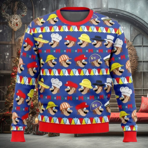 Ugly Christmas Sweater   Do The Odyssey Mario Bros.