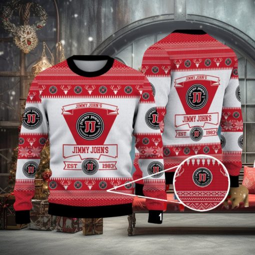 Ugly Christmas Sweater Jimmy John’s 3D For Men Women