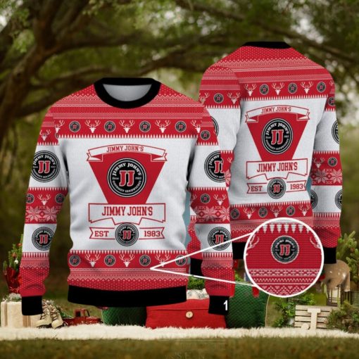 Ugly Christmas Sweater Jimmy John’s 3D For Men Women