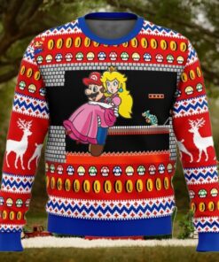Ugly Christmas Sweater   Mario Bros Bowser’s Castle