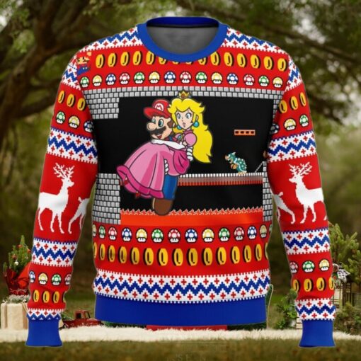 Ugly Christmas Sweater   Mario Bros Bowser’s Castle