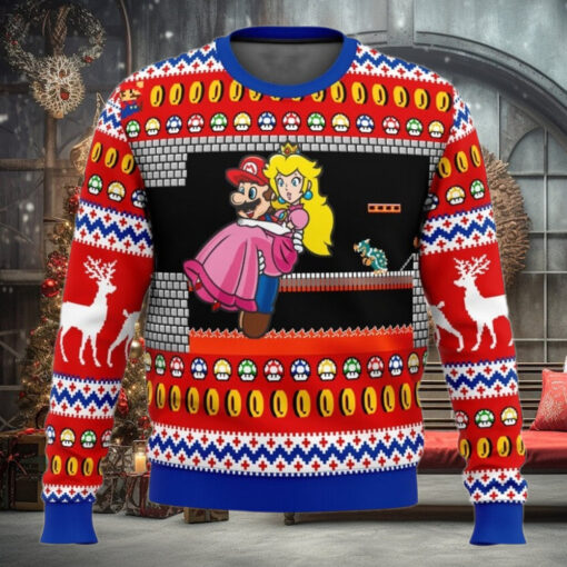 Ugly Christmas Sweater   Mario Bros Bowser’s Castle