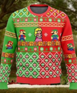 Ugly Christmas Sweater   Mario Bros Ugly