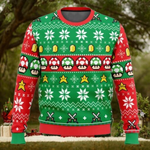 Ugly Christmas Sweater   Mario Bros