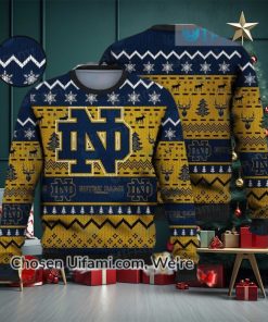 Ugly Christmas Sweater Notre Dame Radiant Notre Dame Gifts For Him