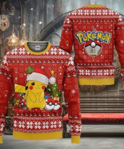 Ugly Christmas Sweater   Pokemon Pikachu