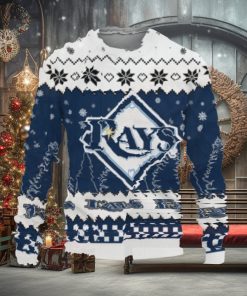 Ugly Christmas Sweater Snow Team Logo Tampa Bay Rays Unisex Best Gift For Men Women