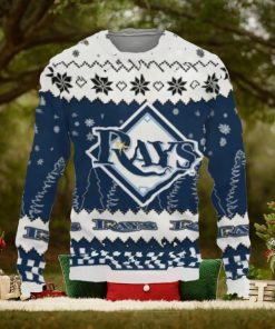 Ugly Christmas Sweater Snow Team Logo Tampa Bay Rays Unisex Best Gift For Men Women