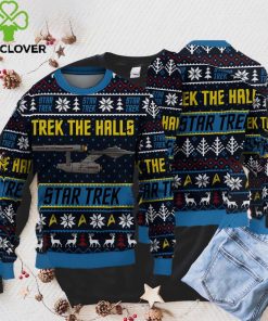 Ugly Christmas Sweater Trek the Halls Star Trek Sweatshirt