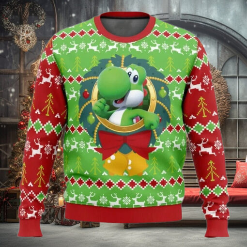 Ugly Christmas Sweater   Yoshi Mario Bros