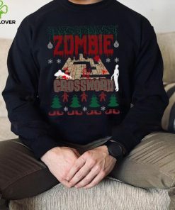 Ugly Christmas Sweater Zombie Crossword Game Addict Unisex Sweathoodie, sweater, longsleeve, shirt v-neck, t-shirt