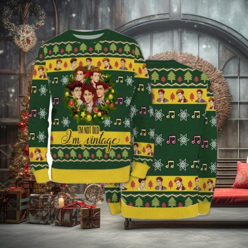 Ugly Christmas Sweaters For Men Women Kids Im Not Old Vintage NKOTB Band Music Winter 3D Sweater Shirt