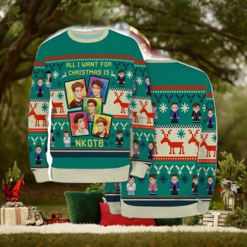 Ugly Christmas Sweaters For Men Women Kids New Kid On The Block Music Winter Autumn 3D Sweater Shirt