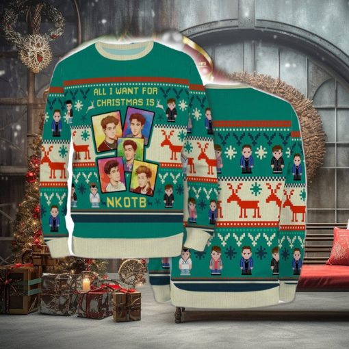 Ugly Christmas Sweaters For Men Women Kids New Kid On The Block Music Winter Autumn 3D Sweater Shirt