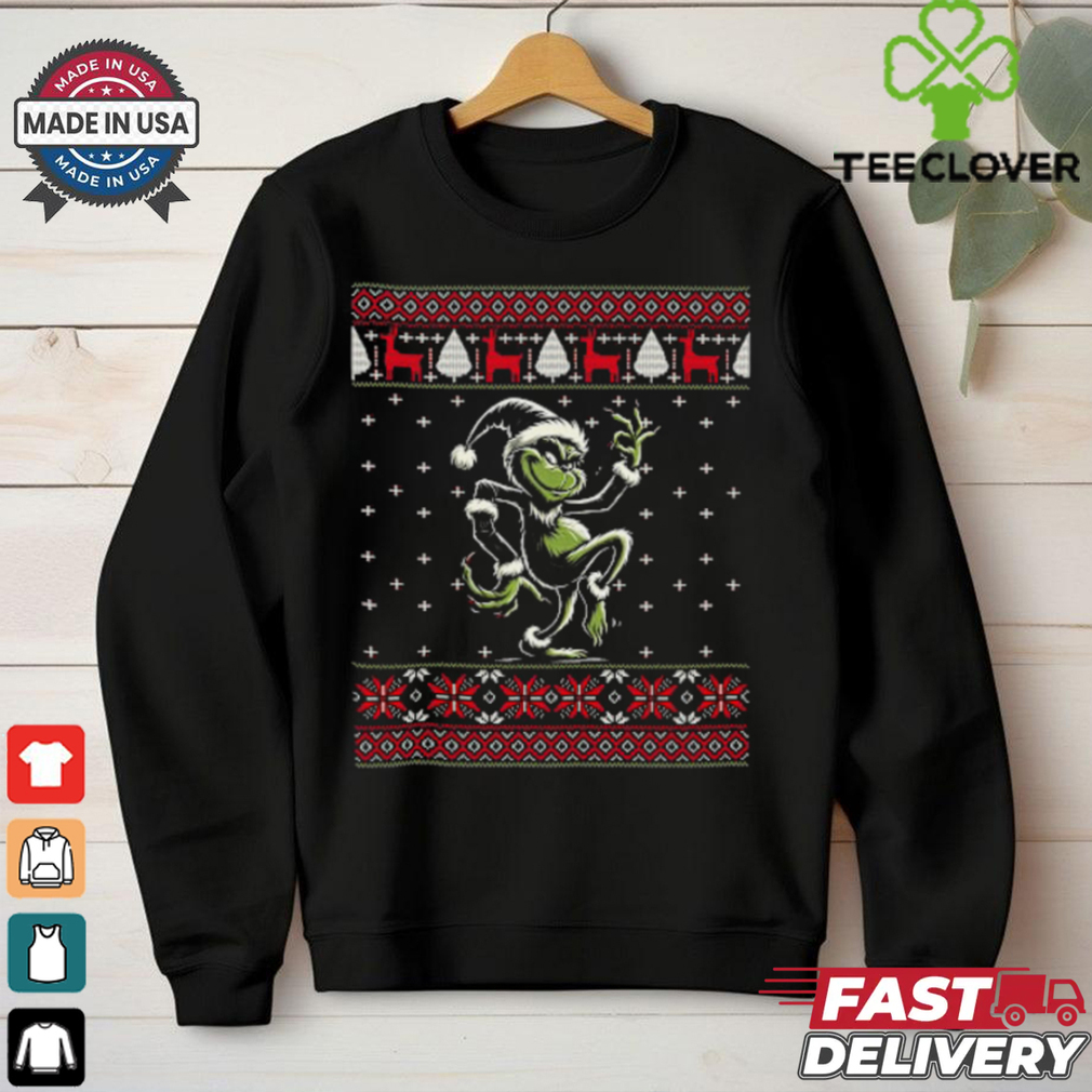 Ugly Christmas Sweatshirt The Grinch Dancing T Shirt Ugly Christmas Sweatshirt The Grinch Dancing T Shirt