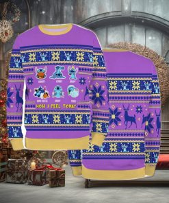 Ugly Sweater Christmas Xmas Stitch Cartoon 3D Sweater