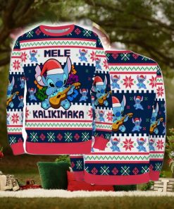 Ugly Sweater Christmas Xmas Stitch Cartoon Unisex Men Mele Women Kalikimaka 3D Sweater