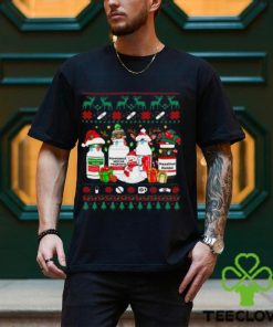 Ugly Xmas Funny Propofol Christmas Nurse Crna Pacu Er Ed Icu Shirt