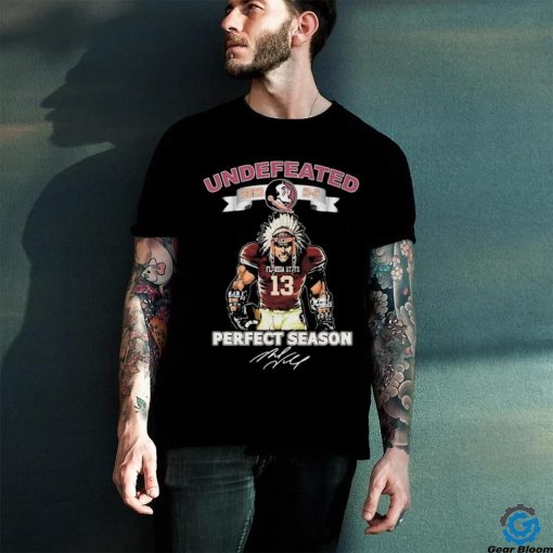 Official 2023 Florida State Football Undefeated Perfect Season 13 0 Signature Shirt