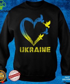 Ukraine Flag Heart Ukrainian Lovers T Shirt