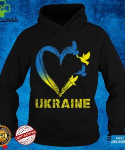 Ukraine Flag Heart Ukrainian Lovers T Shirt