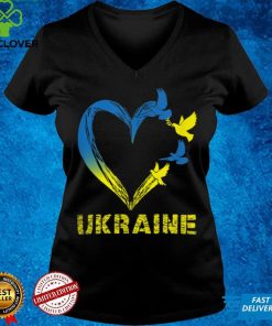 Ukraine Flag Heart Ukrainian Lovers T Shirt
