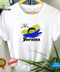 Ukraine Flag Ukrainian Cossack Kozak Warrior Ukrainian T Shirt