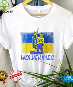Ukraine Wolverines Love Support , Wolverines Support Ukraine T Shirt
