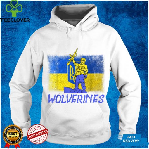 Ukraine Wolverines Love Support , Wolverines Support Ukraine T Shirt