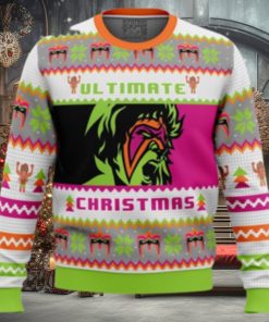Ultimate Warrior Christmas Pro Wrestling Ugly Christmas Sweater