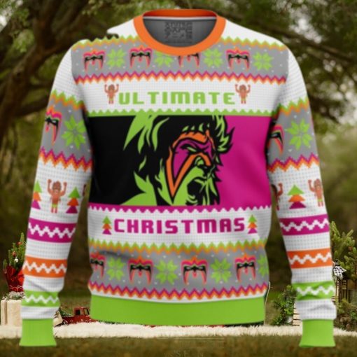 Ultimate Warrior Christmas Pro Wrestling Ugly Christmas Sweater