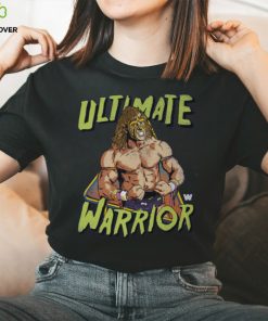 Ultimate Warrior Pop Flex WHT shirt 1 Ultimate Warrior Pop Flex WHT shirt
