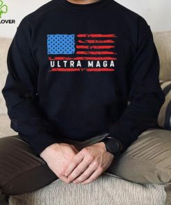 Ultra MAGA American Flag 2024 Republican Pro Trump T Shirt